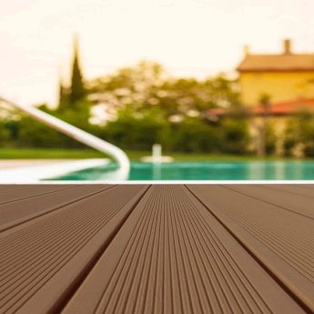 DECKING WPC DRÁŽKOVANÝ 21,5x140 P1 COGNAC