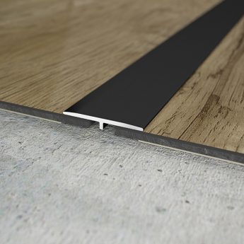 PROFIL PŘECHODOVÝ UL25X2 ALU ČERNÝ C35 AD VINYL