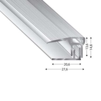 PROFIL UKONČ TRIO GRIP 8-15 MM 270 CM Z